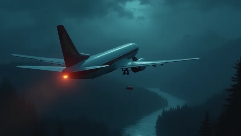 「スーツにローファーのまま雨の夜へ」20万ドルを抱えて旅客機から飛び降りた男は消えた